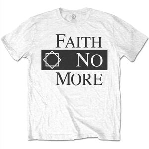 Faith No More Band Logo Black & White Shirt